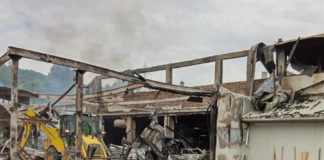 incendiu fabrica mobila maneciu garda de mediu