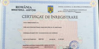 certificat inregistrare registrul comertului operator propriu termoficare termo ploiesti angajari